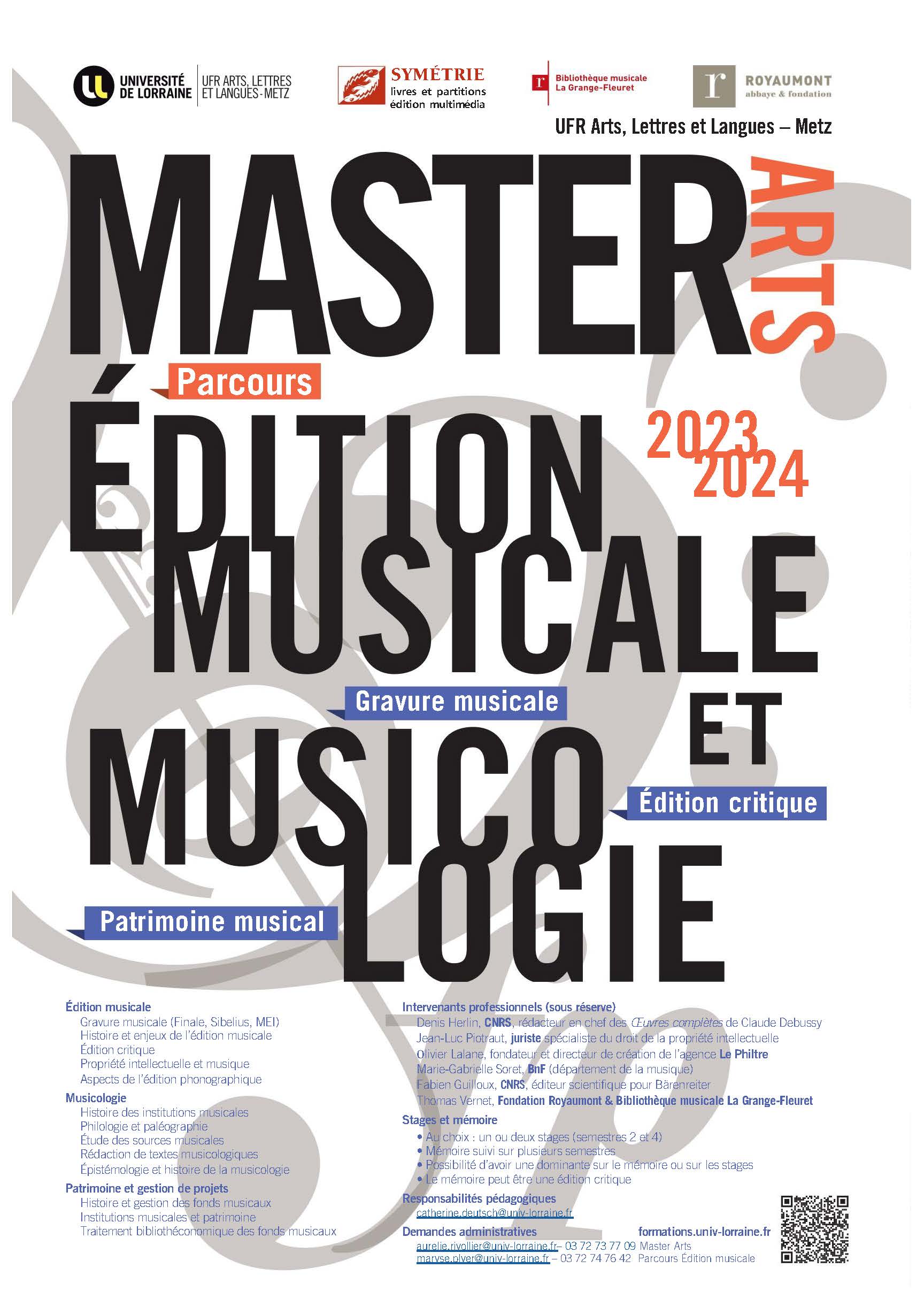 Master Musicologie