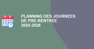 Pré rentrée